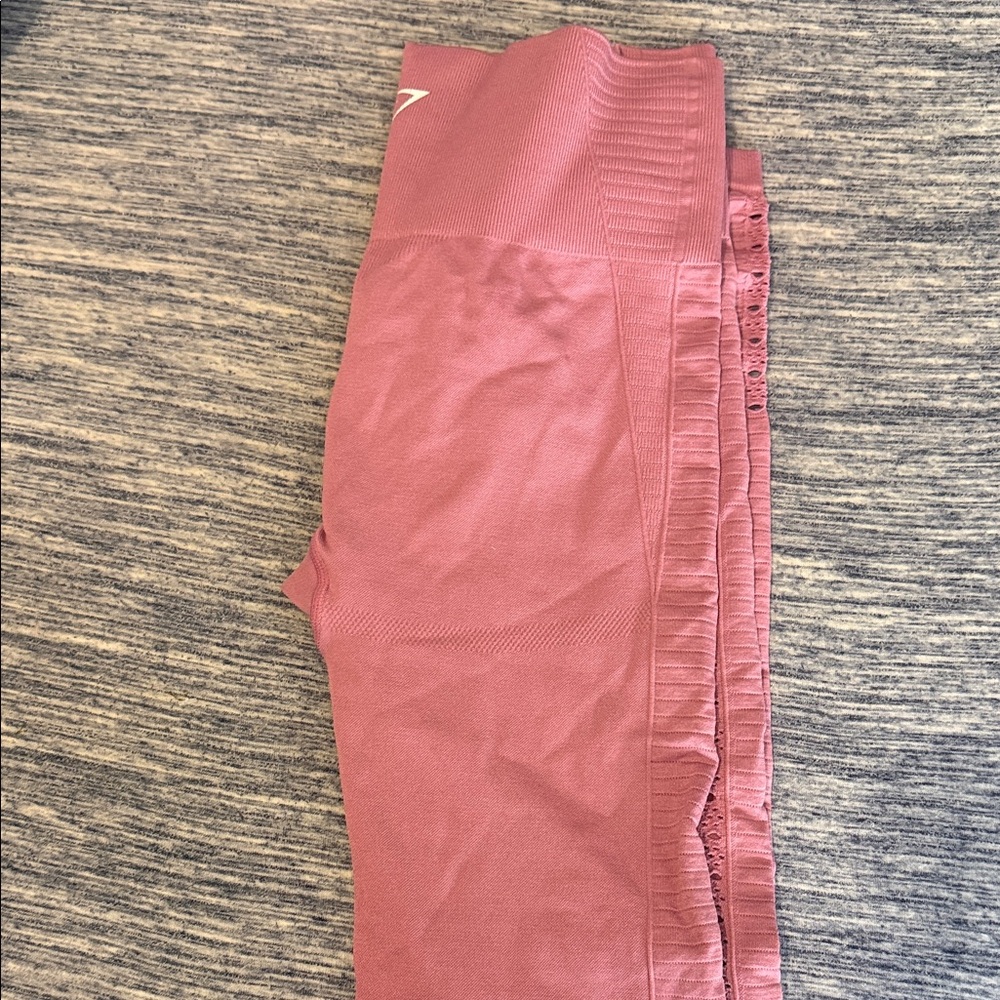 Gymshark Kids Seamless Rose Pink Leggings - Picture 4 of 4